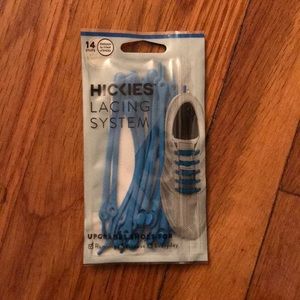 New Hickies 2.0 laces in electric blue